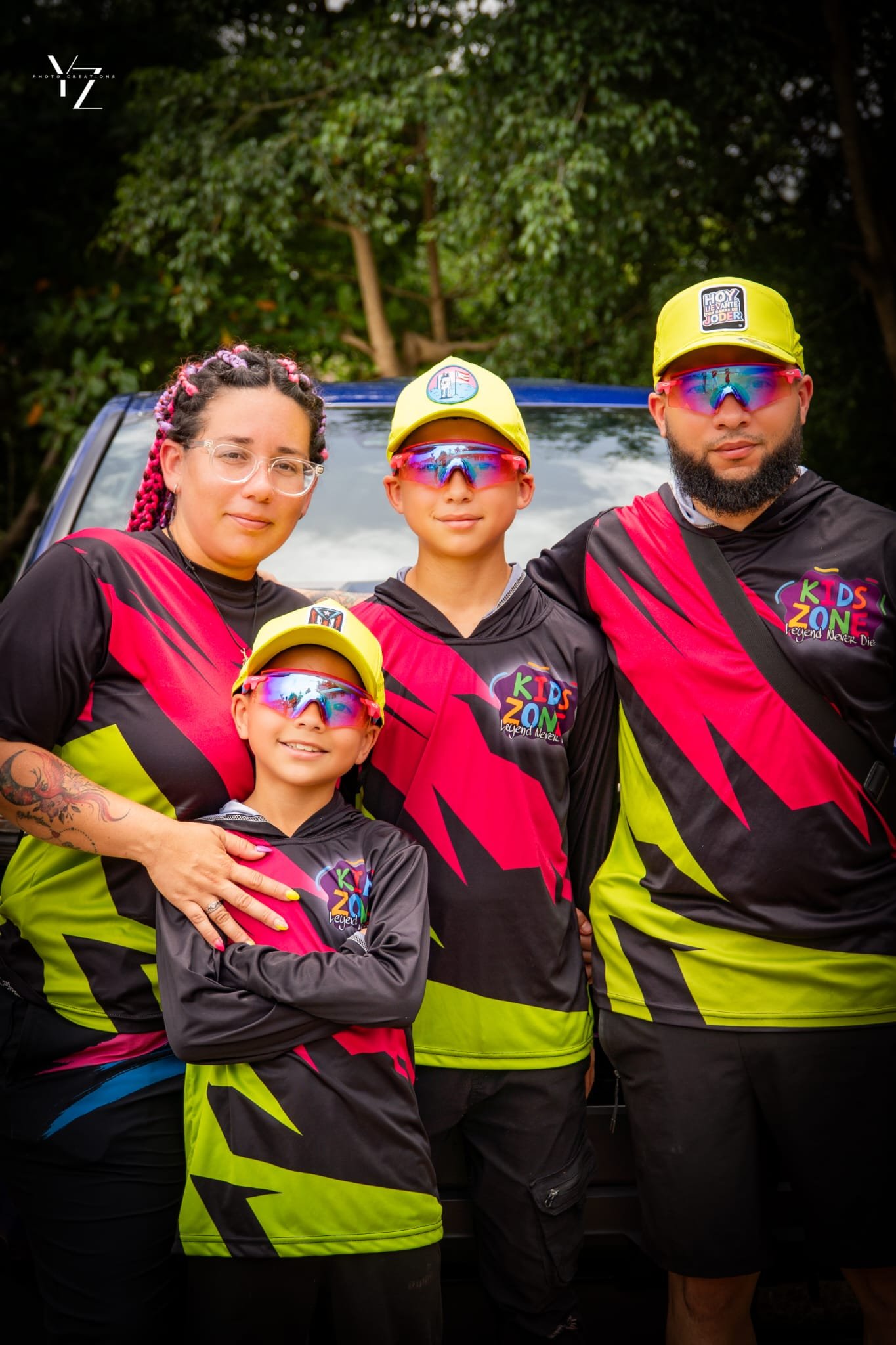 La familia detrás de Kids Zone Legend Never Die
